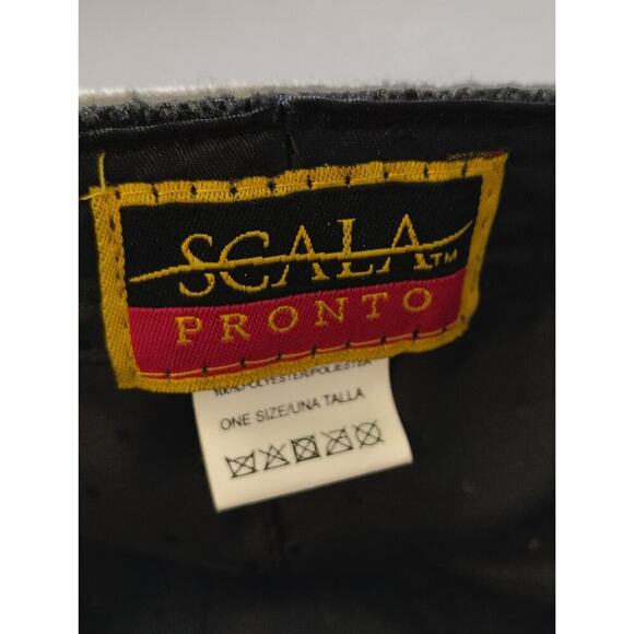 Scala Tweed Cap Black Cream OS - Picture 6 of 6